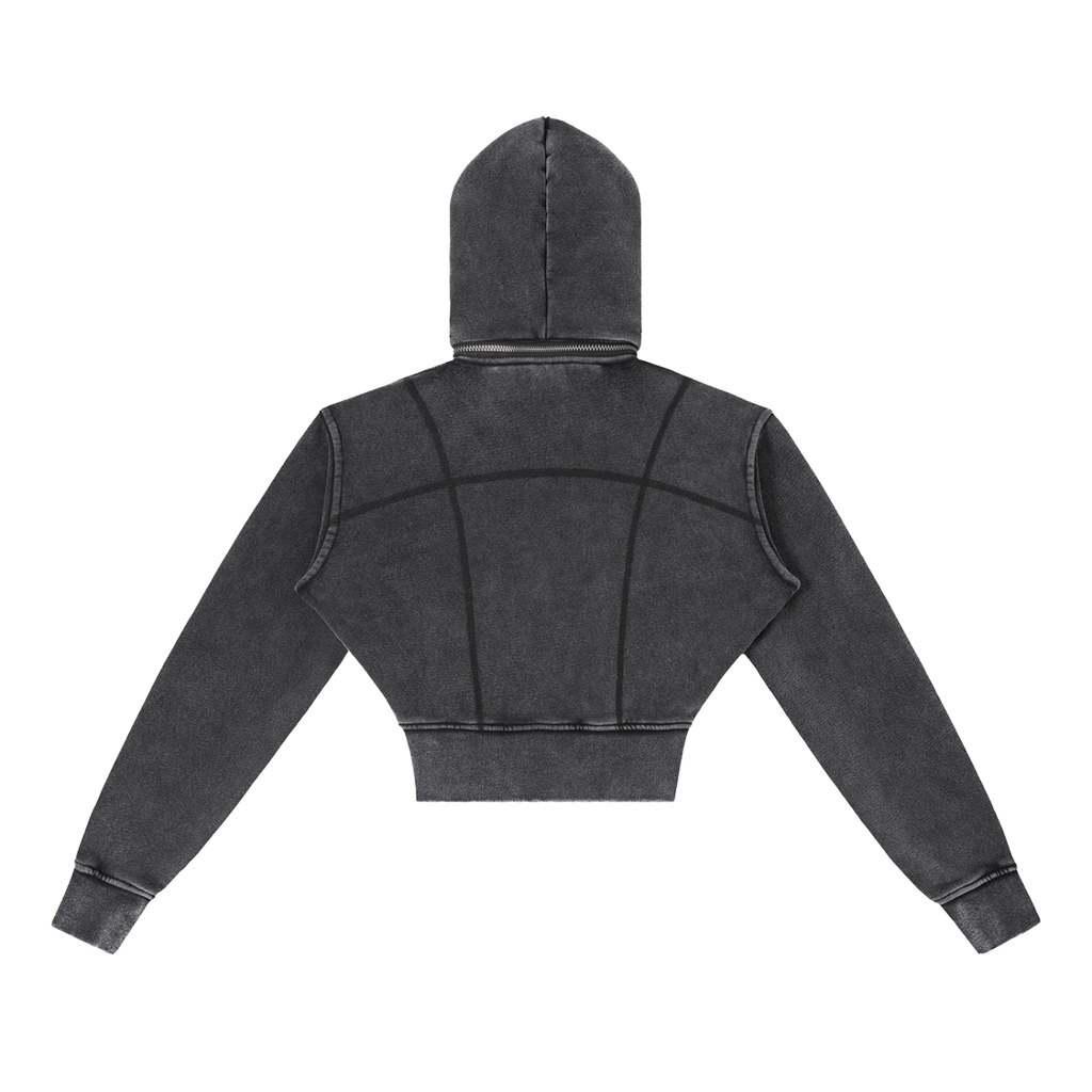 O.D.W Cropped Fleece Hoodie