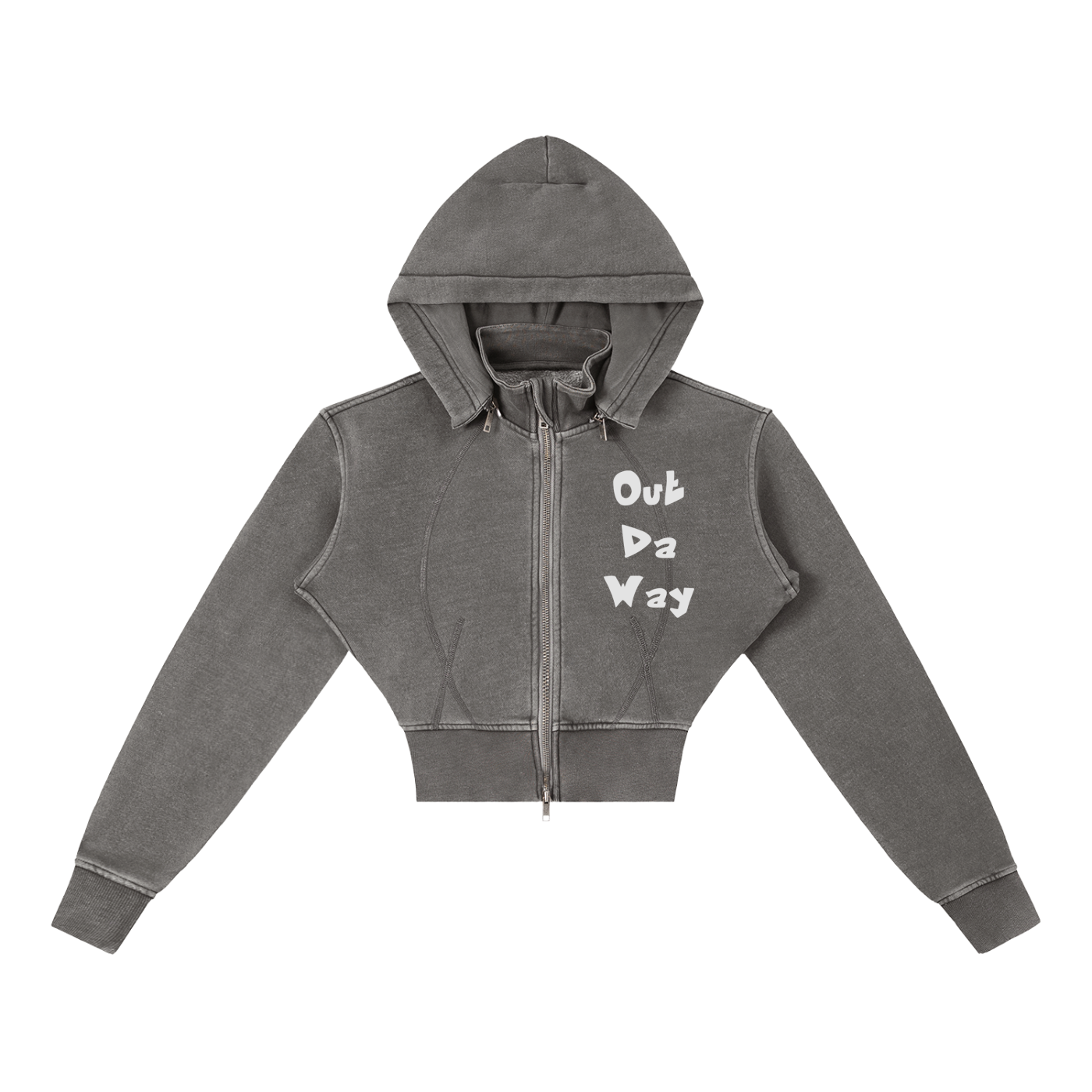 O.D.W Cropped Fleece Hoodie